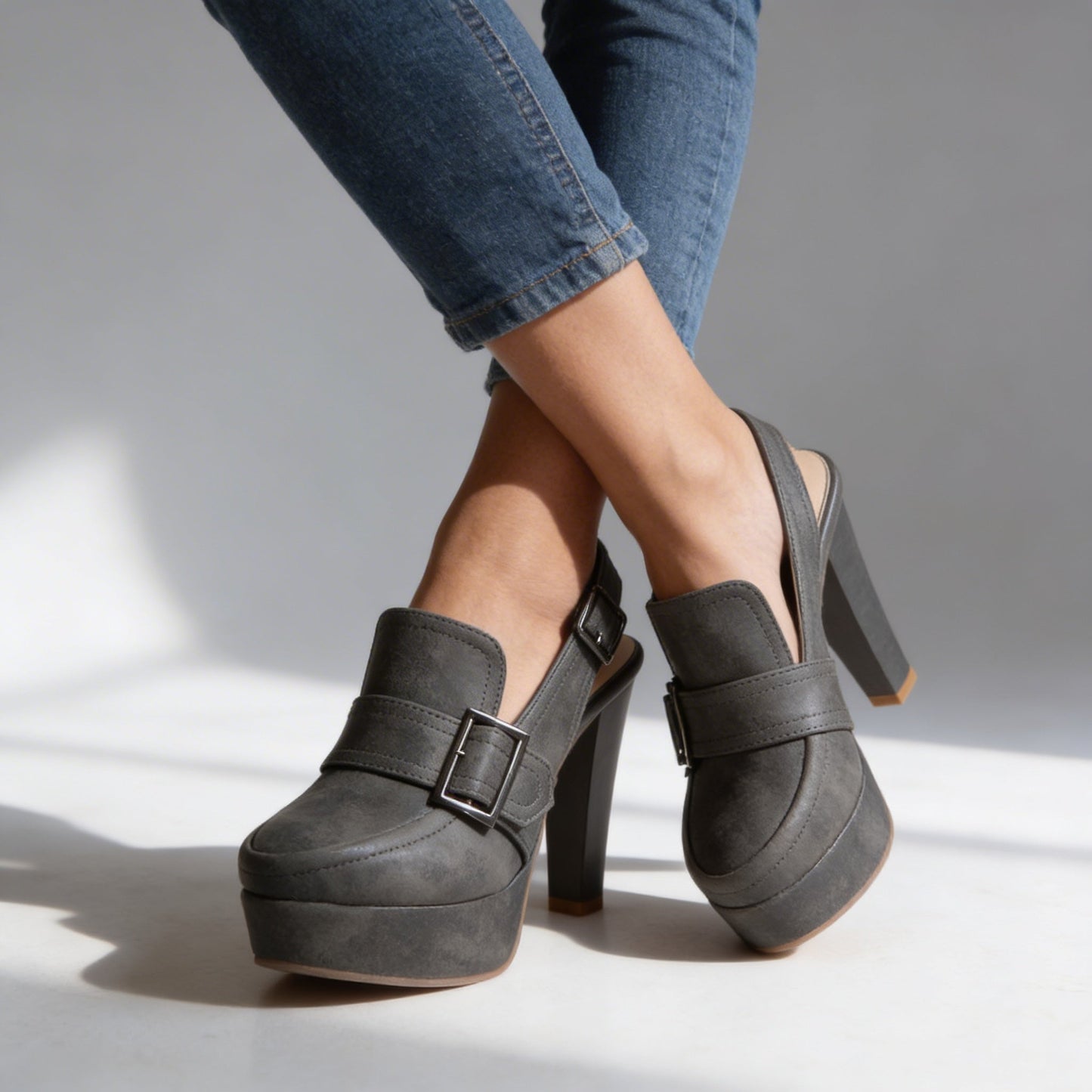 Victoria Slingback Heels