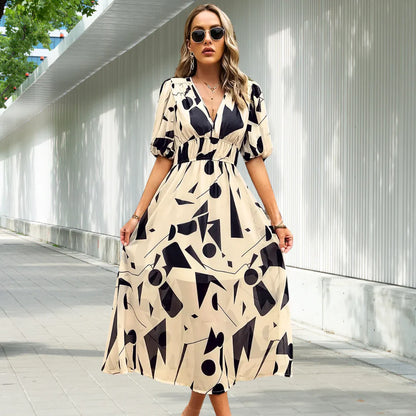 Isolde | V-neck midi dress
