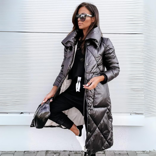 Althea | Long Padded Cotton Jacket