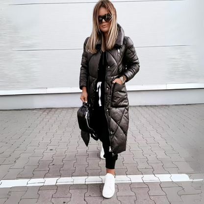 Althea | Long Padded Cotton Jacket