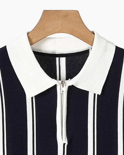 Split Half-Zip