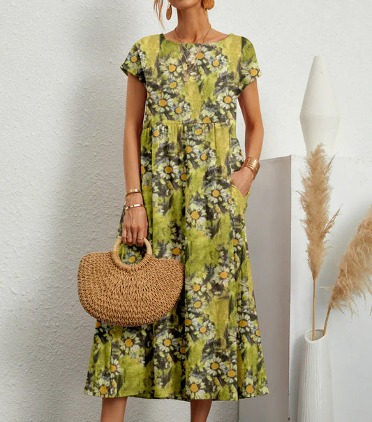 Roselle™ | Floral Flow Dress
