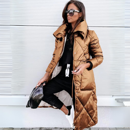 Althea | Long Padded Cotton Jacket