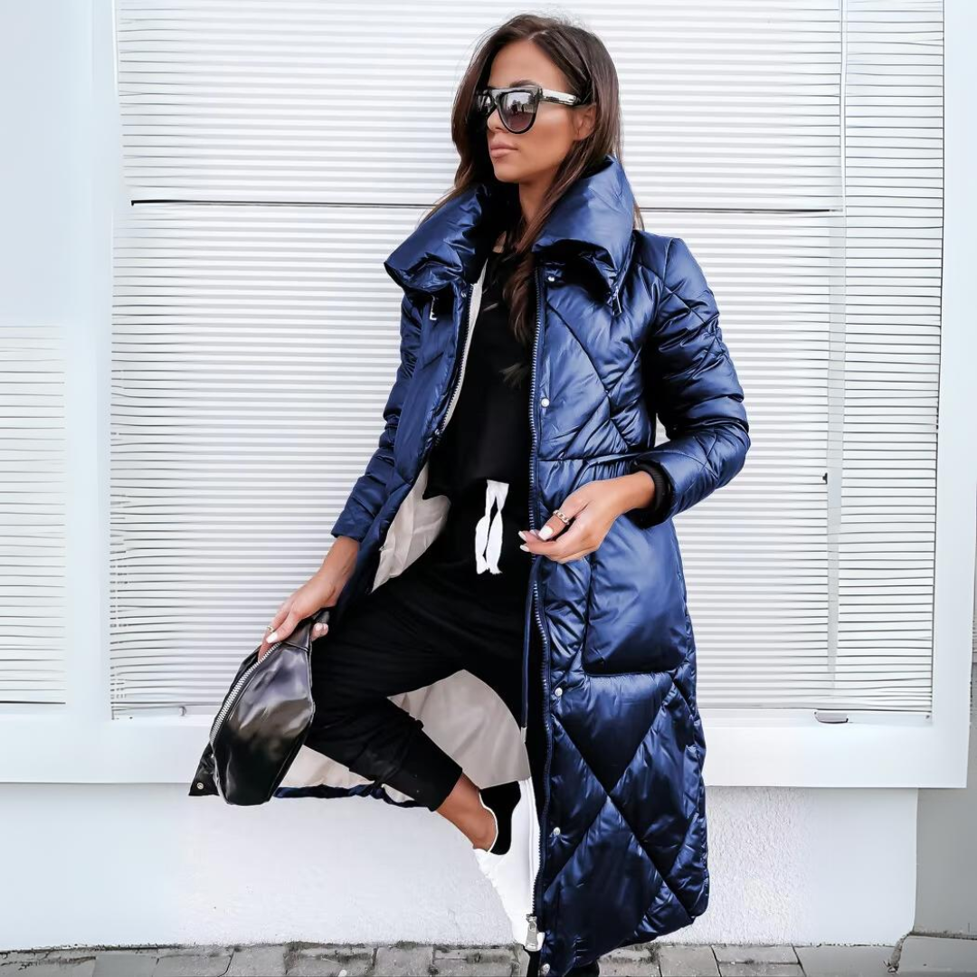 Althea | Long Padded Cotton Jacket