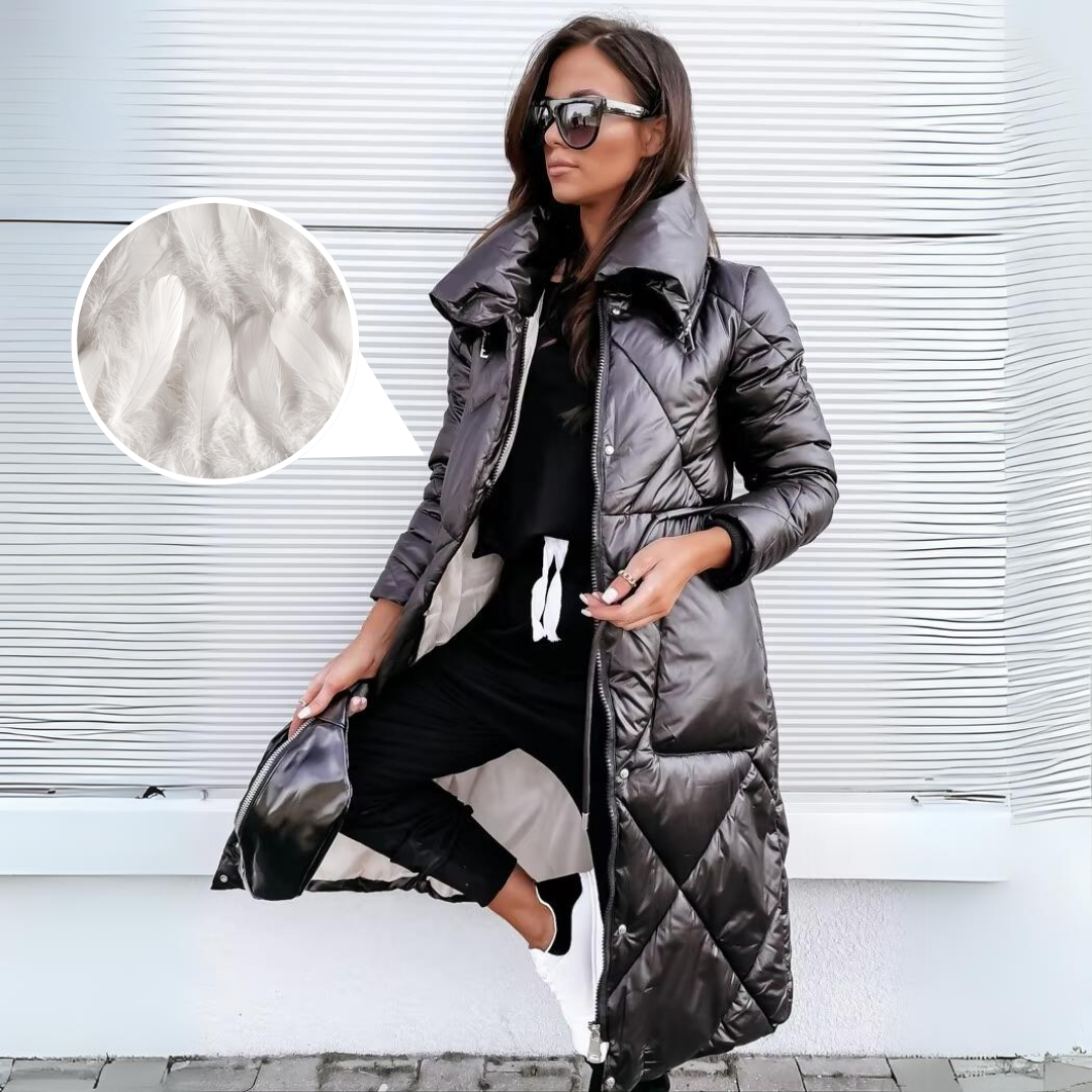 Althea | Long Padded Cotton Jacket
