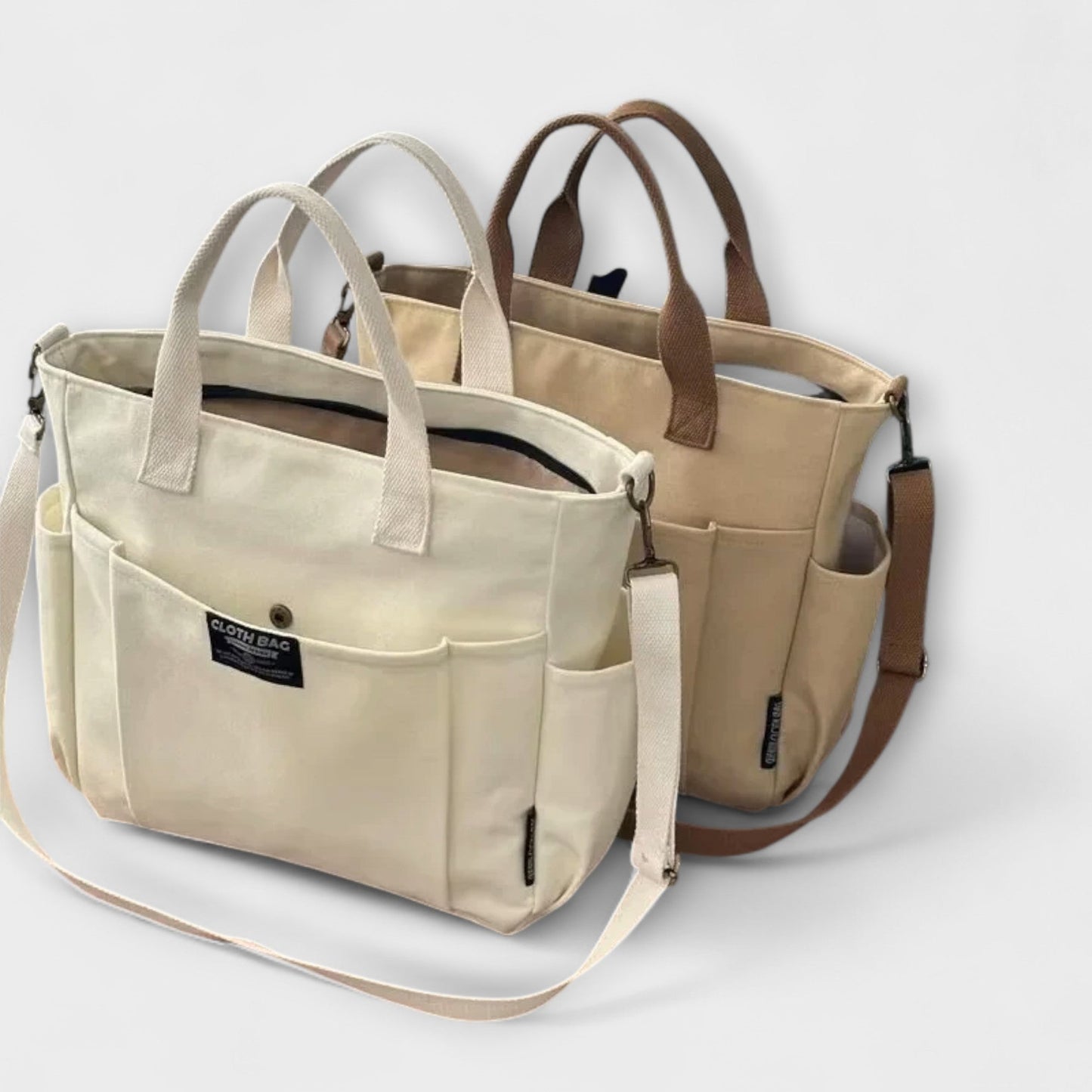 Olivia - Minimalistic Canvas Tote Bag