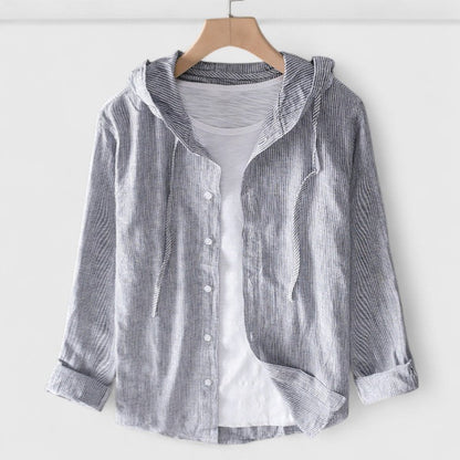 Demi | Elegant Hooded Blouse