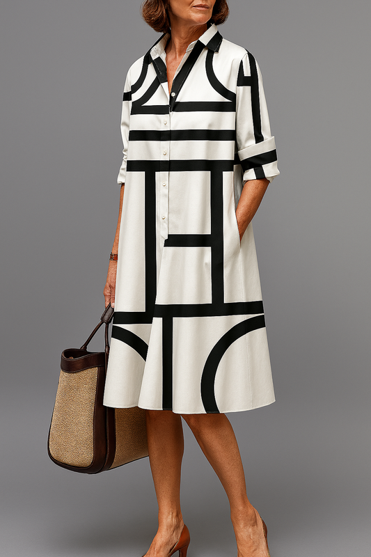 BRIGITTE | Luxurious Midi Dress for Effortless Elegance