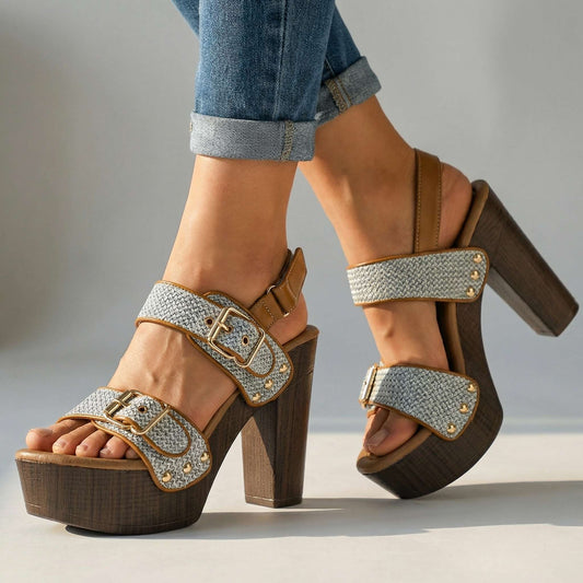 Vanessa Buckle Strap Heels