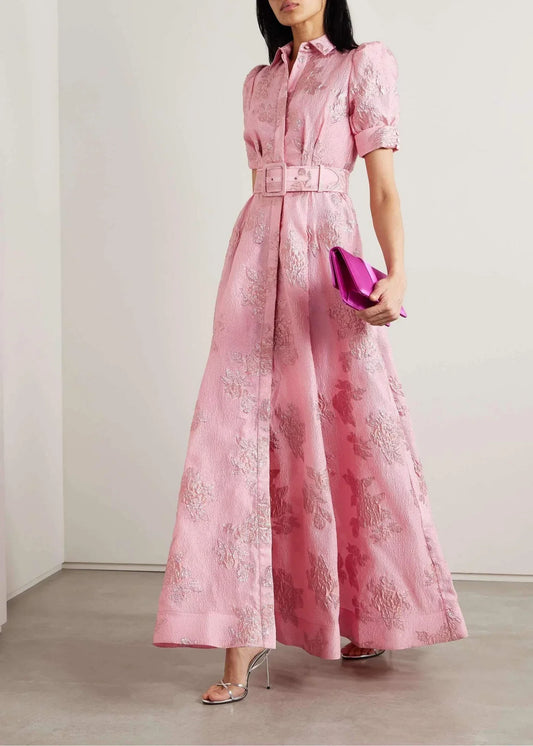 Annmarie - Short Puff Sleeves Dress